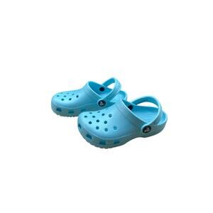 Crocs Classic Clog Kids Size C10 Light Blue Slip-On Comfort Shoes